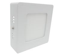 Plafonnier LED Carré 6W 220V - Blanc Neutre 4000K - 5500K