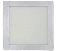 Plafonnier LED carré EDM - 20W - 1500 lumens - 4000K - Chromé - 31593 G