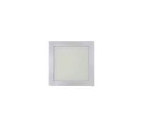 Plafonnier LED carré EDM - 20W - 1500 lumens - 6400K - Chromé - 31597