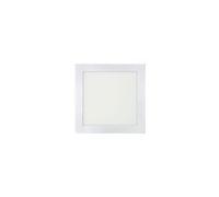 Plafonnier LED carré EDM - 23cm - 20W - 1500lm - 6400K - Blanc - 31595