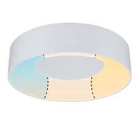Plafonnier LED Casca IP44 White Switch 1500lm 230V 16W Blanc Blanc G