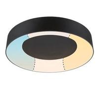 Plafonnier LED Casca IP44 White Switch 2100lm 230V 23W Noir mat Noir mat G