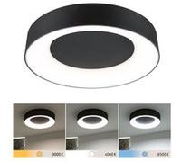 Plafonnier LED Casca IP44 White Switch 2100lm 230V 23W Noir mat Noir mat G