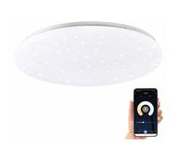Luminea Plafonnier ciel étoilé LED CCT connecté compatible commandes vocales Ø 48 cm Home Control