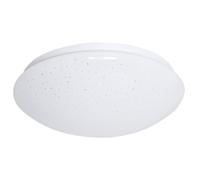 Plafonnier LED Chambre à coucher 6500K Ciel étoilé Plafonnier lumière du jour blanc, effet étoilé, 18W 1260lm 6500K, DxH 29x9,5m