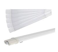 Plafonnier LED chambre étanche lumière chambre étanche Lampe de garage LED Tube LED, protégé contre la poussière et les jets d'eau, 1x LED 18W 1530Lm blanc neutre, L 60 cm, lot de 1-12 2x 18W 60 cm