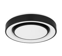 Plafonnier LED changement de couleur avec télécommande Plafonnier LED rond dimmable 38 cm, avec mémoire de veilleuse CCT, 24W 1500lm 3000-6500K, DxH 38x7,5 cm