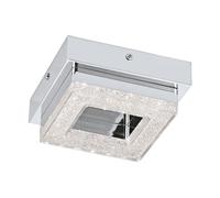 Plafonnier LED Chromé Classique Lampe Économique