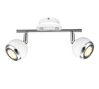 Plafonnier LED chrome spot mural de cuisine gradateur réglable dans un ensemble avec source lumineuse LED RVB