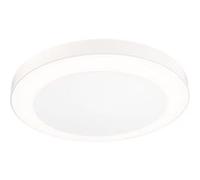 Paulmann 94528 Circula Plafonnier LED d'extérieur avec capteur crépusculaire et détecteur de mouvement IP44 rond en plastique 1 x 14 W Blanc chaud Beige 3000 K