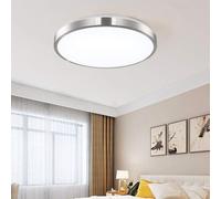 Plafonnier LED circulaire ultra fin à montage encastré, installation rapide, luminaire de plafond, compatible avec le salon,Lampe à Suspension