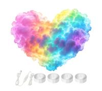Plafonnier LED Cloud - Kit D'éclairage De Synchronisation De Musique Usb Rgb 3d Thundercloud DIY | Lampe Décorative Multi-taille 200 Cm400 Cm 600 Cm 800Cm | Décoration De Maison De Fête De Plafond M