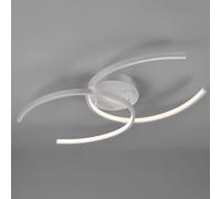 Anneau LED plafonnier design titane salon salle à manger éclairage couloir lumière DIMMABLE