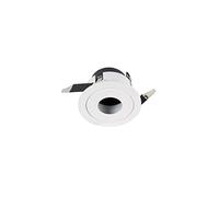 Plafonnier LED Commercial 5 W encastré, Angle réglable, Lampe de projecteur de Magasin de vêtements, éclairage d'accentuation Blanc Chaud Rotatif, Lampes à Spot COB, Panneau de Plafond en métal a