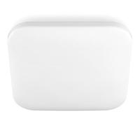 Plafonnier LED contemporain - PHILIPS - Acuna Mauve Carré 12W 4000K - Abat-jour synthétique blanc