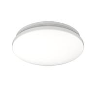 Plafonnier LED contemporain - PHILIPS - Acuna Rond 21W 2700K - Abat-jour synthétique blanc - Détecteur de mouvement