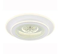 Plafonnier LED Cristaux Plafonnier avec télécommande Lumière du jour dimmable, CCT Timer, 36W 1750Lm blanc chaud froid, D 46 cm