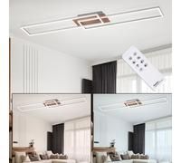 Plafonnier LED de luxe pour salle à manger, lampe lumière du jour argentée, TÉLÉCOMMANDE