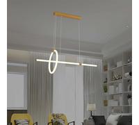 Plafonnier LED design dore 16W 1820lm 3000K lampe plafond moderne salon