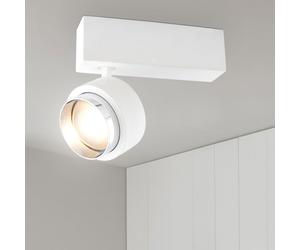 Plafonnier LED design spot orientable salon salle à manger lampe spot en plâtre blanc