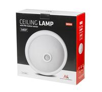 Maclean Plafonnier LED MCE324 – Détecteur de mouvement – EEK A+