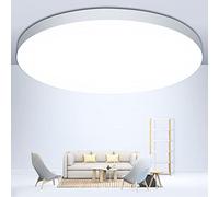 OUILA Plafonnier LED, Luminaire Plafonnier 24W 2000LM 6500K Plafonnier Salle de Bain IP44 Plafonnier Chambre Ø28 CM Applicable à Salle de Bain, Chambre, Cuisine, Salon, Balcon