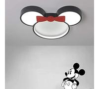 Plafonnier LED dimmable enfants Minnie Lampe de chambre d'enfant créative Télécommande Lustre de plafond Garçon Fille Chambre Bébé Chambre led Luminaire Dessin animé Chambre éclairage Applique 50cm