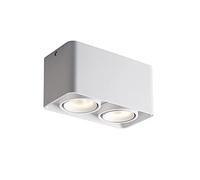 Plafonnier LED Double tête Anti-éblouissement, Montage en Surface, 7 W/12 W, COB Haute luminosité, pour Mur de Fond de Salon, Spots d'intérieur 3 000 K-6 000 K, raccords AC86-265 V
