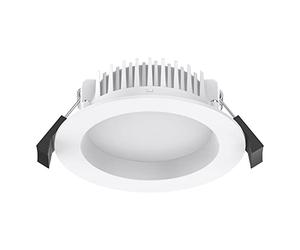 Plafonnier lED downlight///sLV panel lampe de plafond blanc rond à intensité variable 13 w 230 v protection iP44 contre les projections d'eau de 3000 k blanc chaud