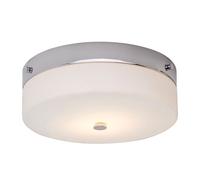Plafonnier LED Élégant En Chrome IP44 Ø30Cm Salle De Bain Lampe JANJA