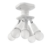 Plafonnier LED Elektra 5 flammes + 5x ampoules E27 blanc chaud 477lm chacune