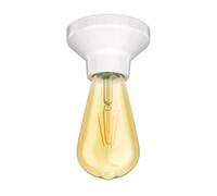 Plafonnier LED Elektra Porcelaine incl. lampe E27 Vintage Retro or 3,83W