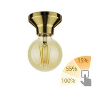 Plafonnier LED Elektra porcelaine or in 27 LED or max. 818lm 3-niveaux