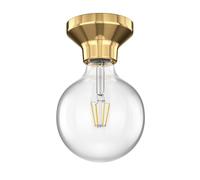 Plafonnier LED Elektra porcelaine or sphère incl. ampoule E27 G125 blanc chaud [EEK: E]