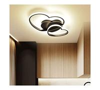 Plafonnier LED en Forme de cœur, Style Mid-Century, Design Moderne et Romantique, en Acrylique, idéal pour Une Chambre de Fille, Une Maternelle ou Un Salon.