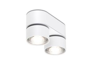 Plafonnier LED en saillie Wittenberg 4.0 Jumelles Mawa Design, Designer Jan Dinnebier, 9.6x17.6x7.6 cm