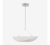 Plafonnier Led En Tissu Zelvon Blanc ↔︎ 40 Cm Blanc