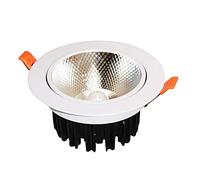 Plafonnier LED encastrable réglable 5/7/12/20 W, Anti-poussière, Anti-buée, COB, éclairage encastré, pour Salle de Bain, Chambre à Coucher, Salon, éclairage Mural, économie d'énergie, Centre comm