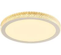 Plafonnier LED encastré 15,7 pouces, luminaire rond plat à intensité variable for couloir de chambre - Fer acrylique moderne blanc(White,11.8In)