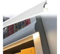 Plafonnier LED étanche 20 m Canal pour cuisine, salle de bain et chambre à coucher Éclairage indirect sans bande LED incluse Idéal pour la décoration de la maison