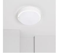 Plafonnier LED Extérieur Rond 15W Hublot White IP65 Ø155 mm 6500K Blanc froid