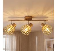 Plafonnier LED Globo OLIN 3 Llices Métal Marron Pivotant 50 cm