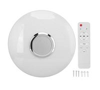 Plafonnier Led Intelligent Encastré, Plafonnier LED Smart Bluetooth Ultra Mince Réglable Ronde Changement de Couleur Chambre Lampe 100-240V