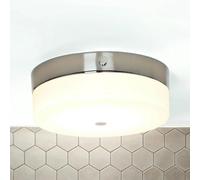 Plafonnier LED JANJA En Chrome Classique IP44 Ø25Cm Salle De Bain Lampe Lumière