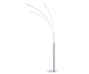 Plafonnier LED lampadaire chrome salon support lampe de projecteur LeuchtenDirekt