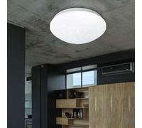 Plafonnier LED lampe de chambre 6500K ciel étoilé plafonnier blanc, effet étoile, 12W 840lm 6500K, DxH 26x9,2 cm