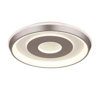 Plafonnier LED, lampe de plafond, éclairage de couloir, métal, blanc opale mat, CCT D 49 cm