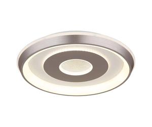Plafonnier LED, lampe de plafond, éclairage de couloir, métal, blanc opale mat, CCT D 49 cm