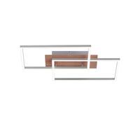 Plafonnier LED lampe de salle à manger décor bois CCT TÉLÉCOMMANDE lampe directe