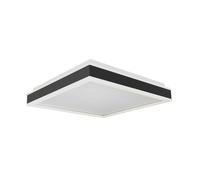 Plafonnier LED lampe de salon lampe de plafond métal noir carré L 40 cm